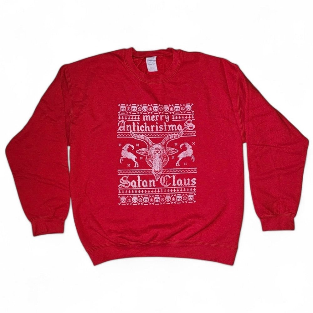 Satanic Ugly CHRISTMAS Sweater UNISEX LG